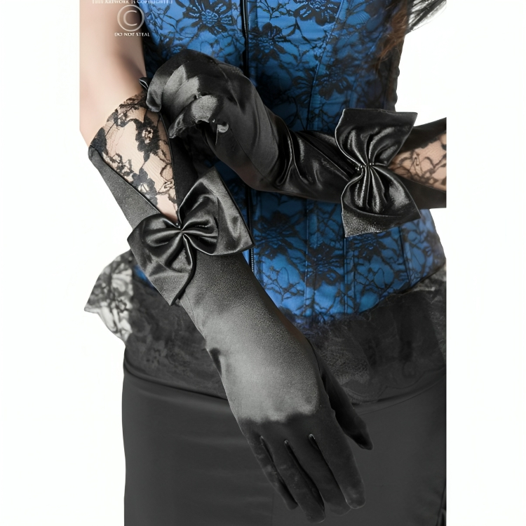 CHILIROSE - CR 3252 GLOVES BLACK - Amore24