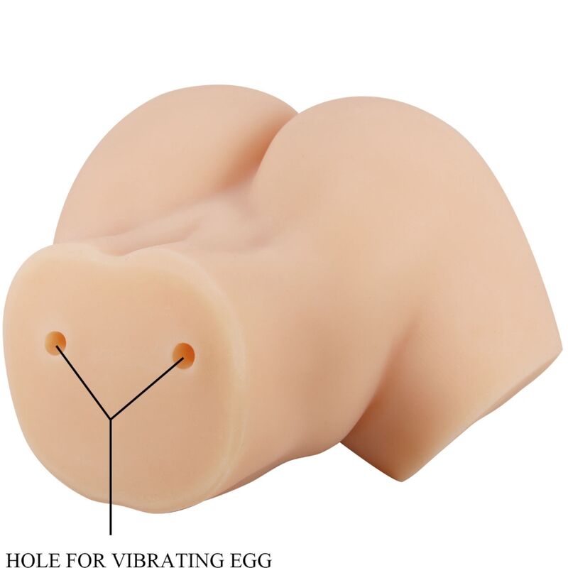 CRAZY BULL - REALISTIC VAGINA AND ANUS HAILEY VIBRATOR - Amore24