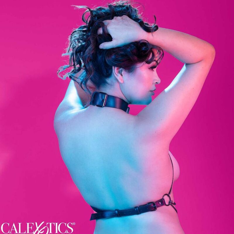 CALEXOTICS - EUPHORIA PLUS SIZE MULTI CHAIN COLLAR HARNESS - Amore24