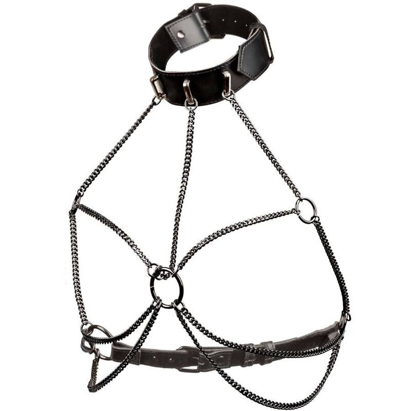 CALEXOTICS - EUPHORIA PLUS SIZE MULTI CHAIN COLLAR HARNESS - Amore24