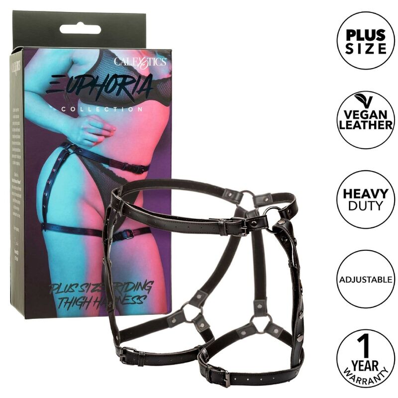 CALEXOTICS - EUPHORIA PLUS SIZE RIDING THIGH HARNESS - Amore24