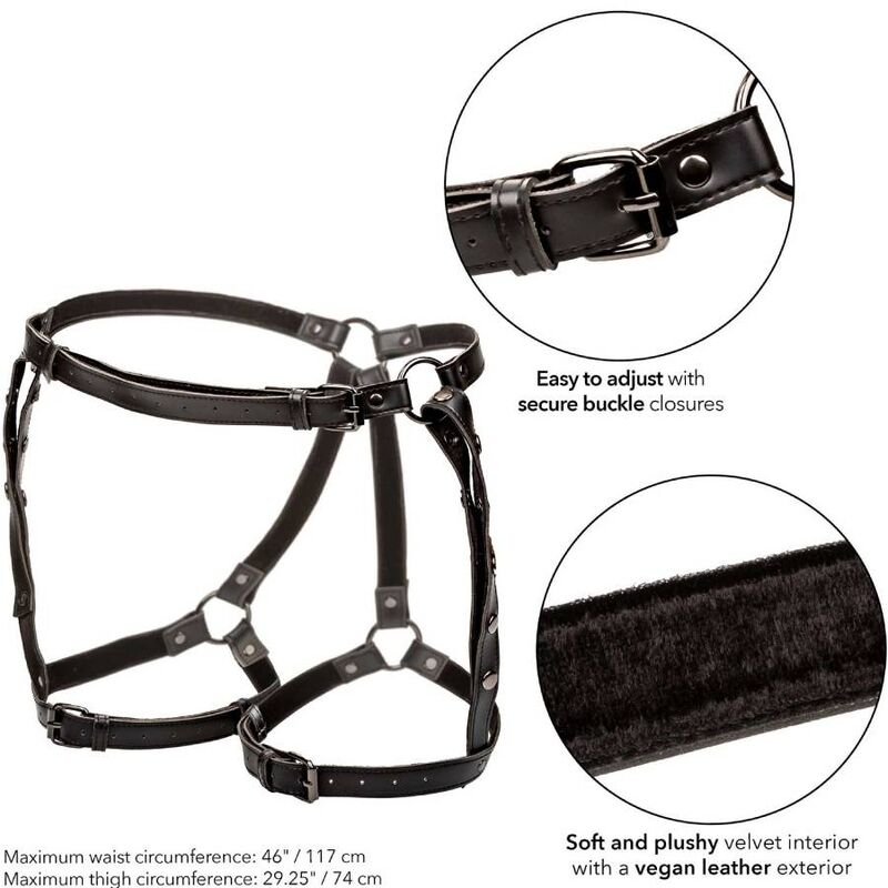 CALEXOTICS - EUPHORIA PLUS SIZE RIDING THIGH HARNESS - Amore24