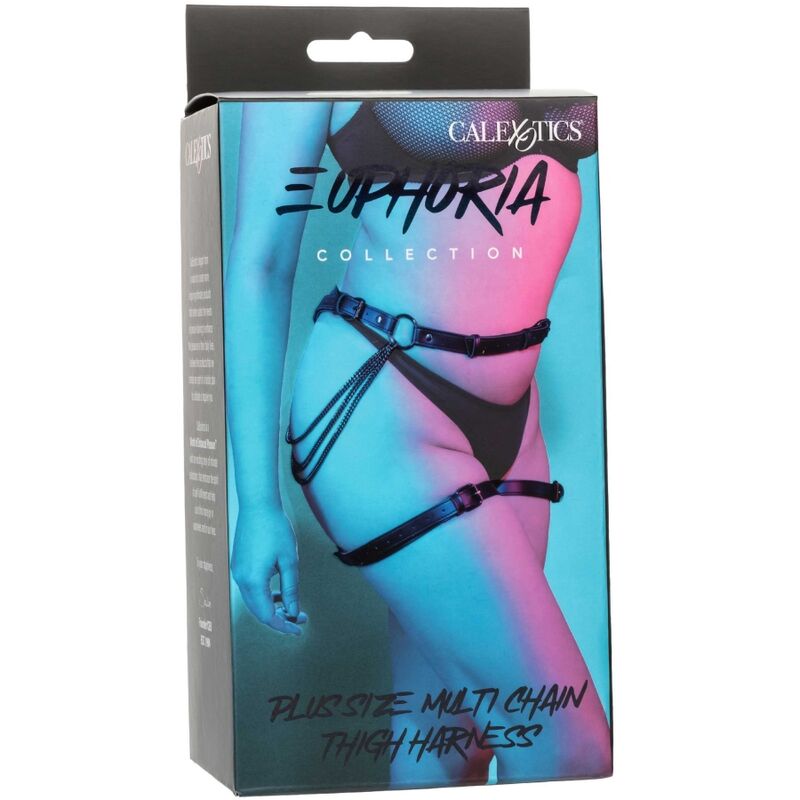 CALEXOTICS - EUPHORIA PLUS SIZE MULTI CHAIN THIGH HARNESS - Amore24