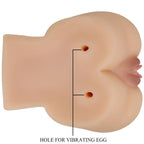 CRAZY BULL - REALISTIC VAGINA AND ANUS KYLIE VIBRATOR - Amore24