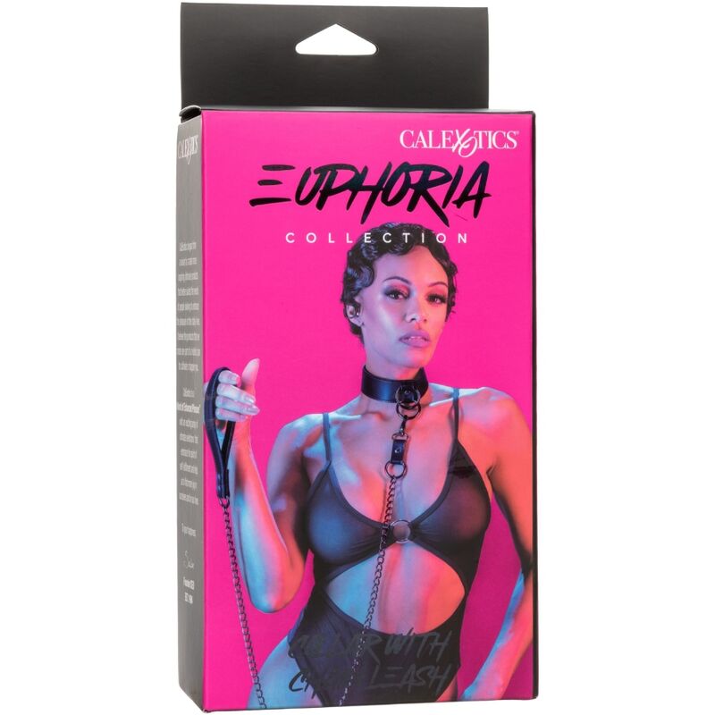 CALEXOTICS - EUPHORIA COLLAR WITH CHAIN LEASH - Amore24