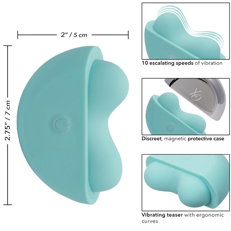 CALEXOTICS - OVATION APPLAUSE STIMULATOR AQUA GREEN - Amore24