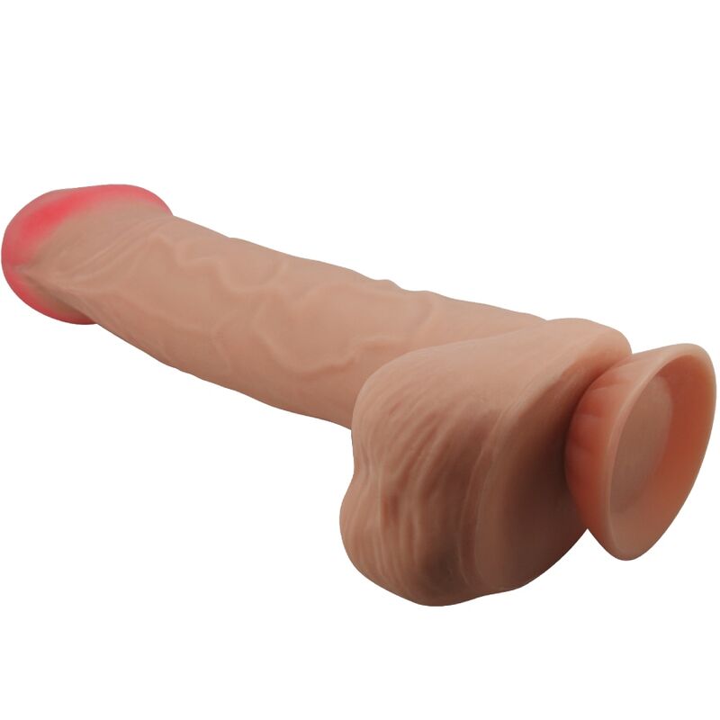 PRETTY LOVE - SLIDING SKIN SERIES REALISTIC DILDO WITH SLIDING SKIN SUCTION CUP FLESH 26 CM - Amore24