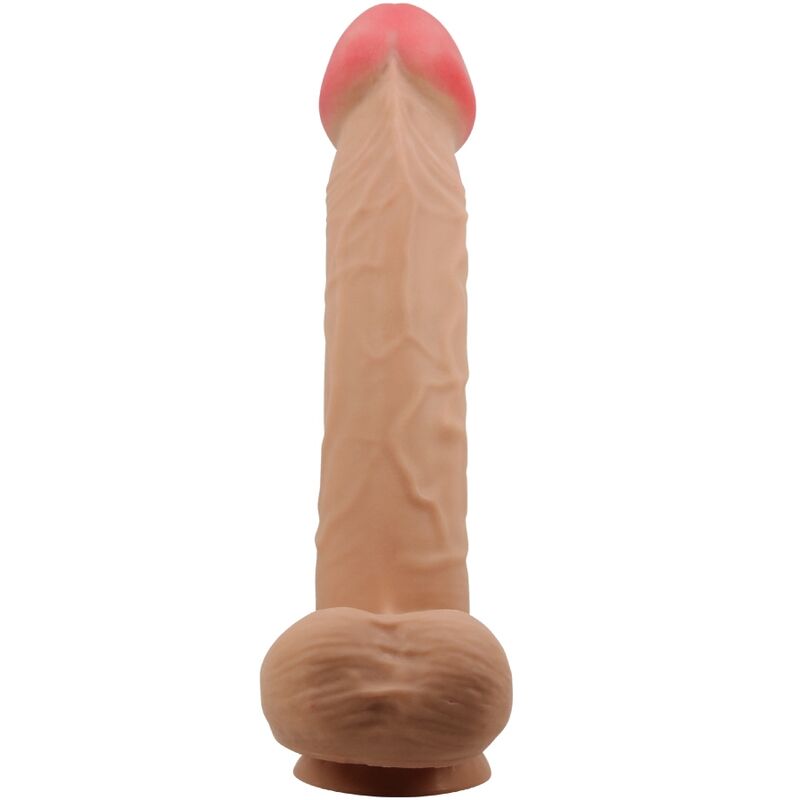 PRETTY LOVE - SLIDING SKIN SERIES REALISTIC DILDO WITH SLIDING SKIN SUCTION CUP FLESH 26 CM - Amore24