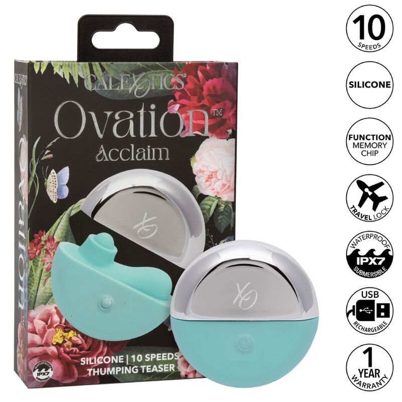 CALEXOTICS - OVATION ACCLAIM STIMULATOR AQUA GREEN - Amore24