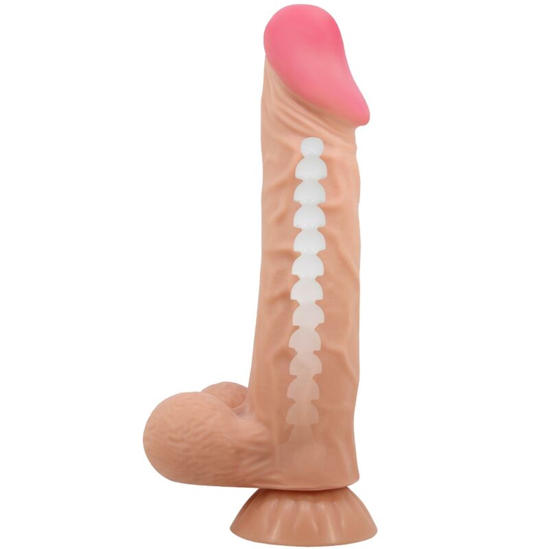 PRETTY LOVE - SLIDING SKIN SERIES REALISTIC DILDO WITH SLIDING SKIN SUCTION CUP 24 CM - Amore24