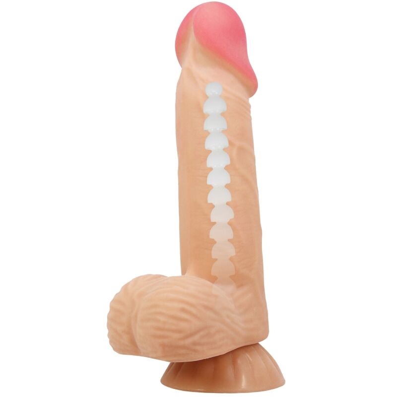PRETTY LOVE - SLIDING SKIN SERIES REALISTIC DILDO WITH SLIDING SKIN SUCTION CUP 20.6 CM - Amore24