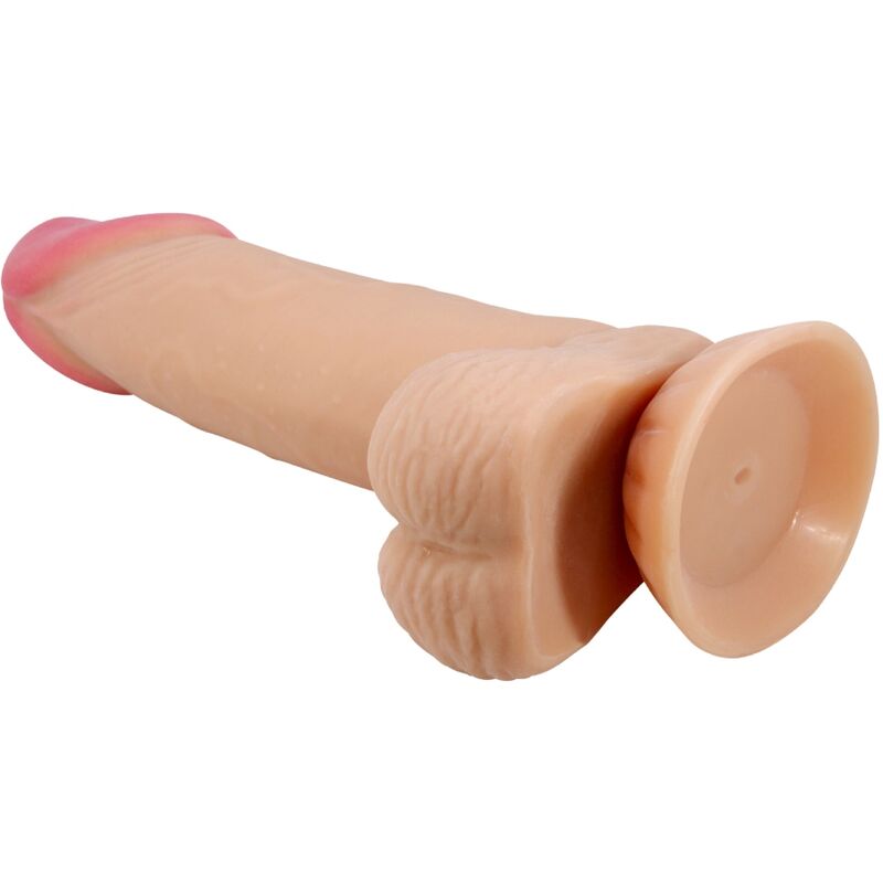PRETTY LOVE - SLIDING SKIN SERIES REALISTIC DILDO WITH SLIDING SKIN SUCTION CUP 19.4 CM - Amore24