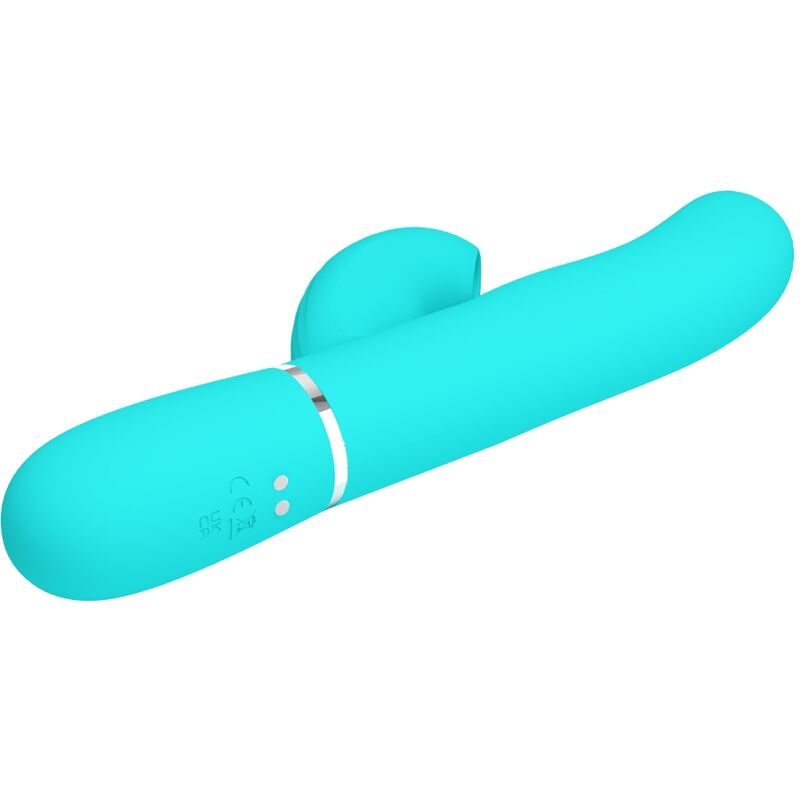 PRETTY LOVE - PERLITA MULTIFUNCTION 3 IN 1 G-SPOT VIBRATOR AQUA GREEN - Amore24