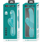 PRETTY LOVE - PERLITA MULTIFUNCTION 3 IN 1 G-SPOT VIBRATOR AQUA GREEN - Amore24
