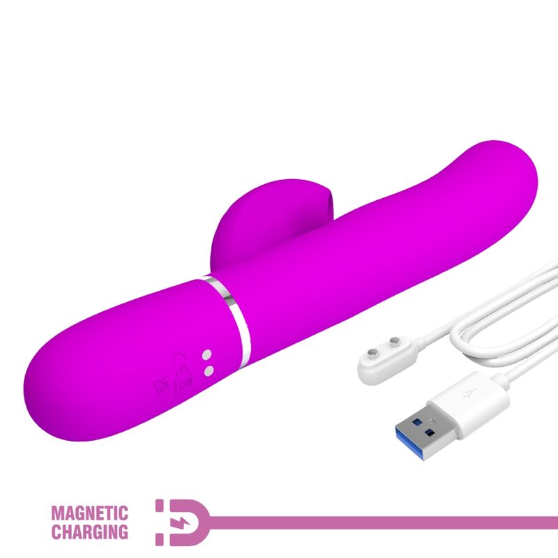 PRETTY LOVE - PERLITA MULTIFUNCTION 3 IN 1 G-SPOT VIBRATOR VIOLET - Amore24