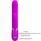 PRETTY LOVE - PERLITA MULTIFUNCTION 3 IN 1 G-SPOT VIBRATOR VIOLET - Amore24