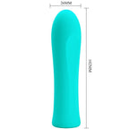 PRETTY LOVE - ALFREDA SUPER POWER VIBRATOR AQUA GREEN - Amore24