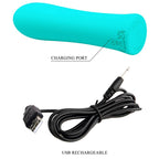 PRETTY LOVE - ALFREDA SUPER POWER VIBRATOR AQUA GREEN - Amore24