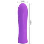 PRETTY LOVE - ALFREDA SUPER POWER VIBRATOR AQUA PURPLE - Amore24
