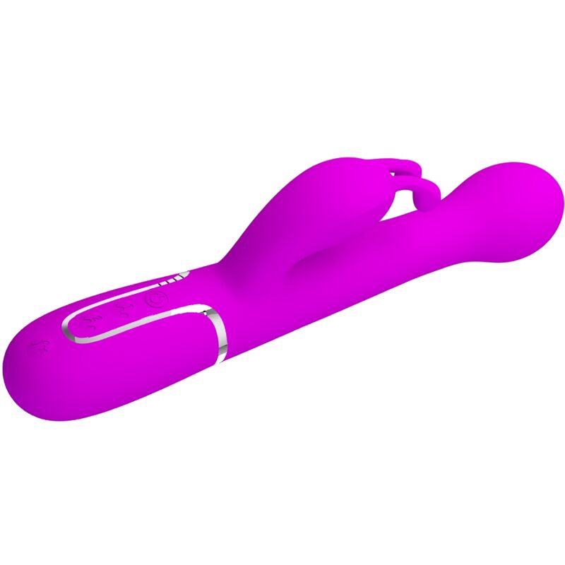 PRETTY LOVE - DEJON RABBIT VIBRATOR 3 IN 1 MULTIFUNCTION VIOLET - Amore24