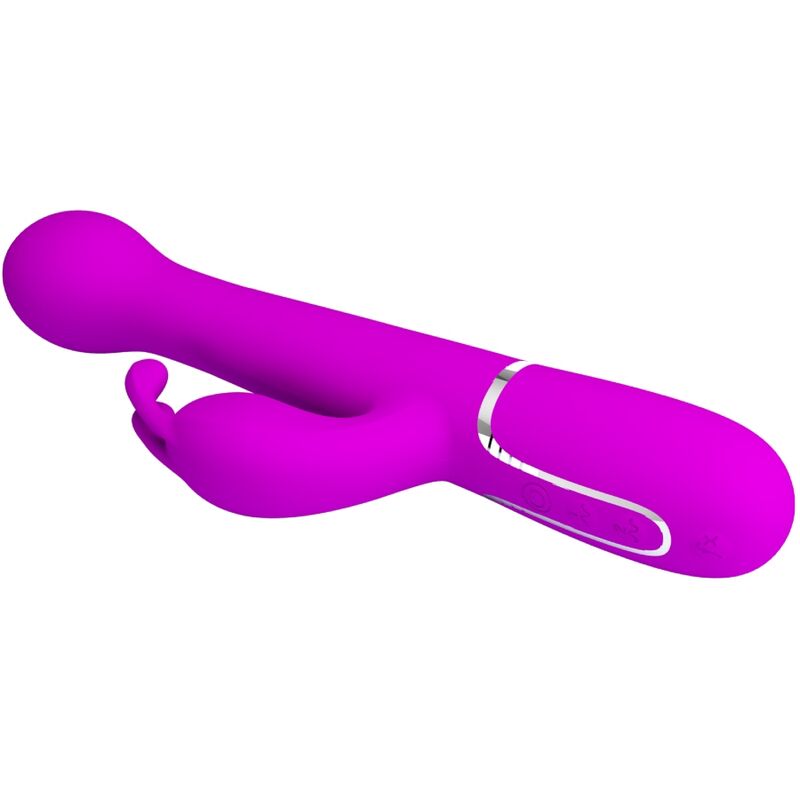 PRETTY LOVE - DEJON RABBIT VIBRATOR 3 IN 1 MULTIFUNCTION VIOLET - Amore24