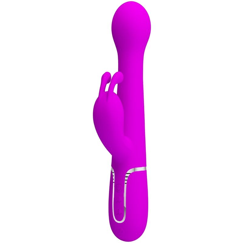 PRETTY LOVE - DEJON RABBIT VIBRATOR 3 IN 1 MULTIFUNCTION VIOLET - Amore24