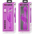 PRETTY LOVE - DEJON RABBIT VIBRATOR 3 IN 1 MULTIFUNCTION VIOLET - Amore24