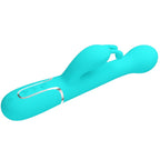 PRETTY LOVE - DEJON RABBIT VIBRATOR 3 IN 1 MULTIFUNCTION AQUA GREEN - Amore24