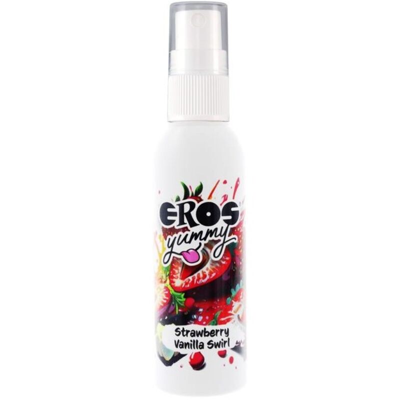 EROS - YUMMY SPRAY CORPORAL STRAWBERRY VAINILLA SWIRL 50 ML - Amore24