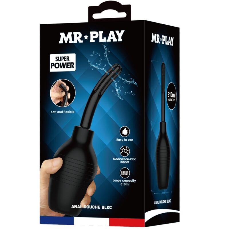 MR PLAY - ANAL DOUCHE BLKC SUPER POWER BLACK - Amore24
