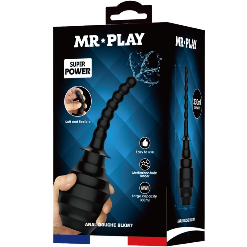 MR PLAY - ANAL DOUCHE BLKM7 SUPER POWER BLACK - Amore24