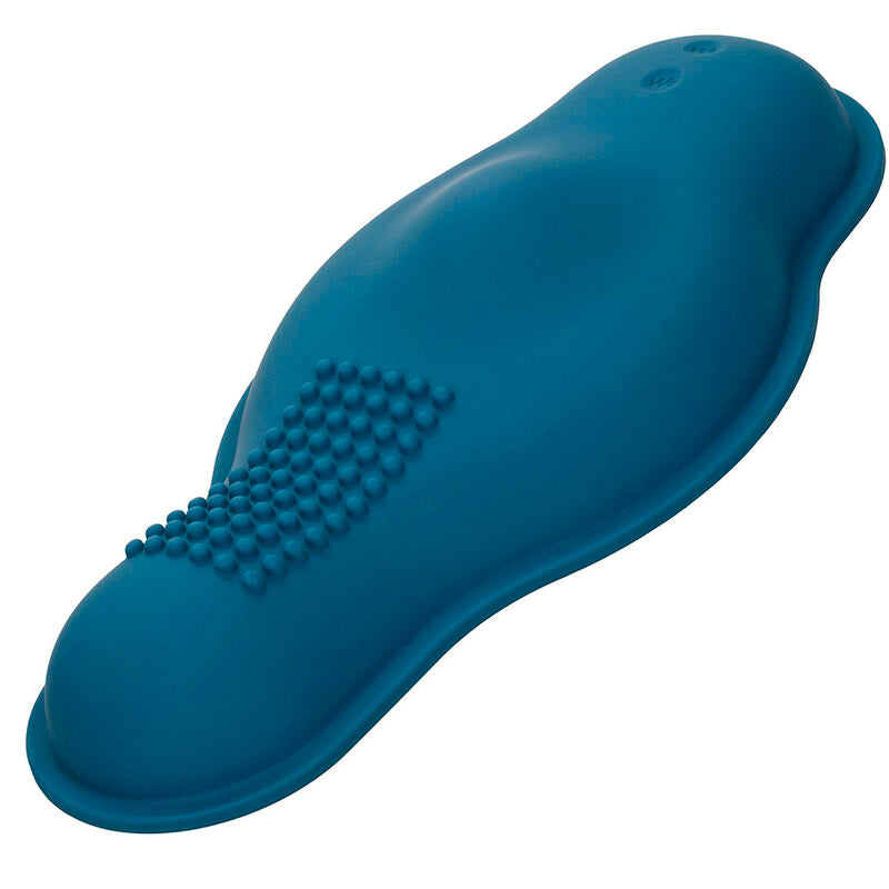 CALEXOTICS - RIDER MASSAGER DOUBLE MOTOR REMOTE CONTROL BLUE - Amore24