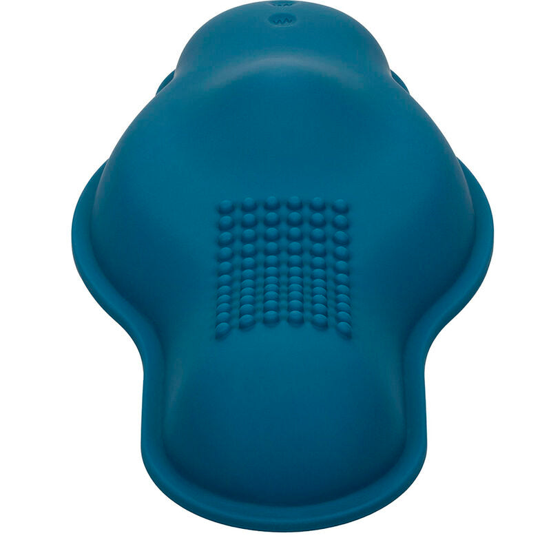 CALEXOTICS - RIDER MASSAGER DOUBLE MOTOR REMOTE CONTROL BLUE - Amore24