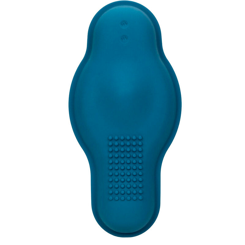 CALEXOTICS - RIDER MASSAGER DOUBLE MOTOR REMOTE CONTROL BLUE - Amore24