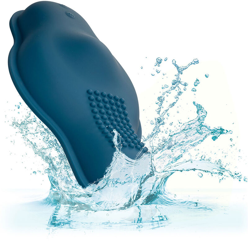 CALEXOTICS - RIDER MASSAGER DOUBLE MOTOR REMOTE CONTROL BLUE - Amore24