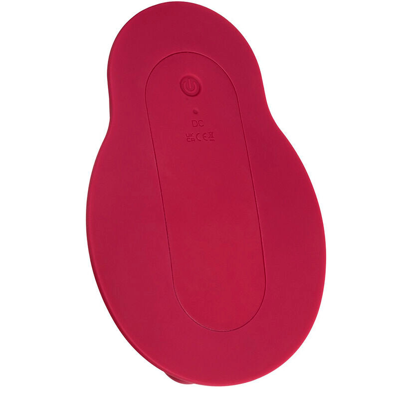 CALEXOTICS - RIDER MASSAGER DOUBLE MOTOR REMOTE CONTROL RED - Amore24