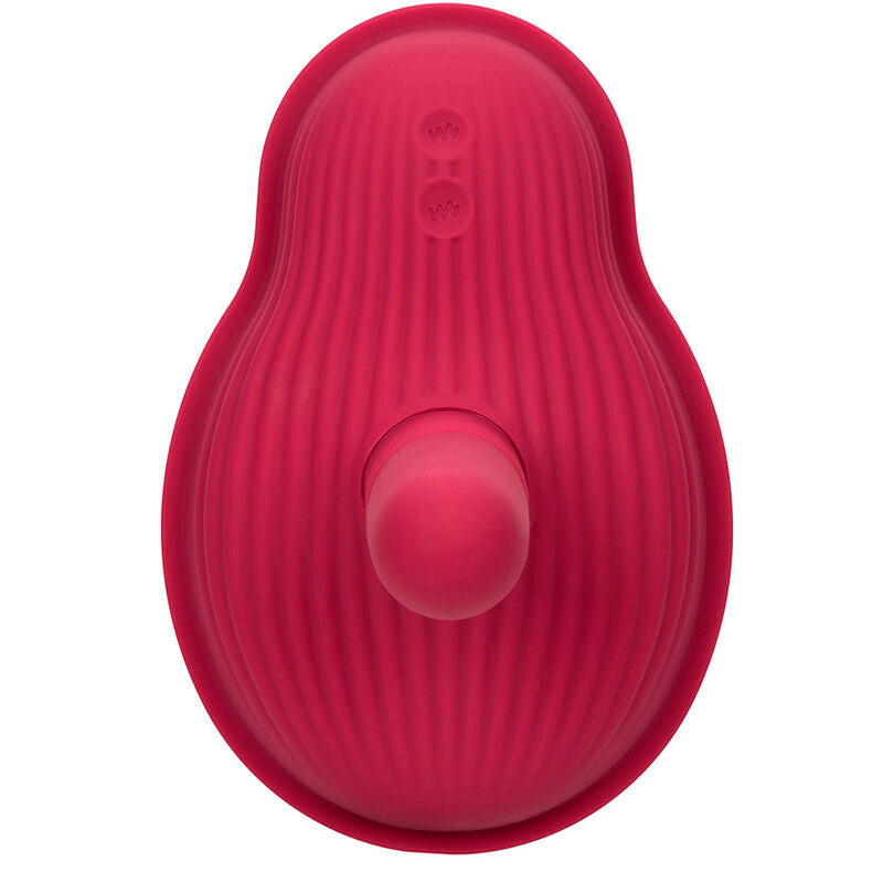 CALEXOTICS - RIDER MASSAGER DOUBLE MOTOR REMOTE CONTROL RED - Amore24