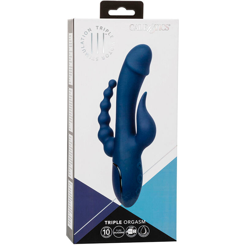 CALEXOTICS - VIBRATOR TRIPLE ORGASM BLUE - Amore24