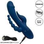 CALEXOTICS - VIBRATOR TRIPLE ORGASM BLUE - Amore24