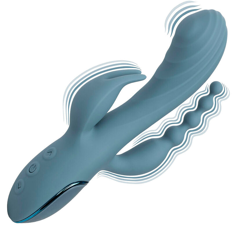 CALEXOTICS - VIBRATOR TRIPLE ECSTASY GREY - Amore24