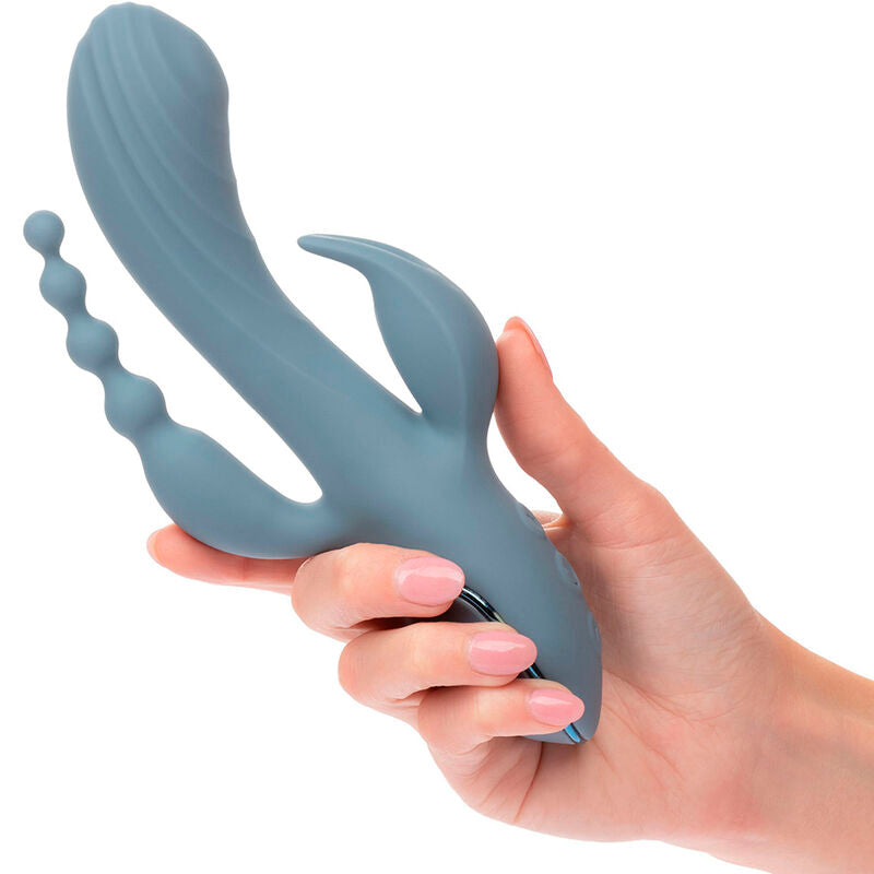 CALEXOTICS - VIBRATOR TRIPLE ECSTASY GREY - Amore24
