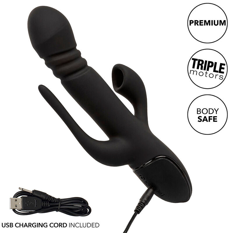 CALEXOTICS - VIBRATOR TRIPLE EUPHORIA BLACK - Amore24