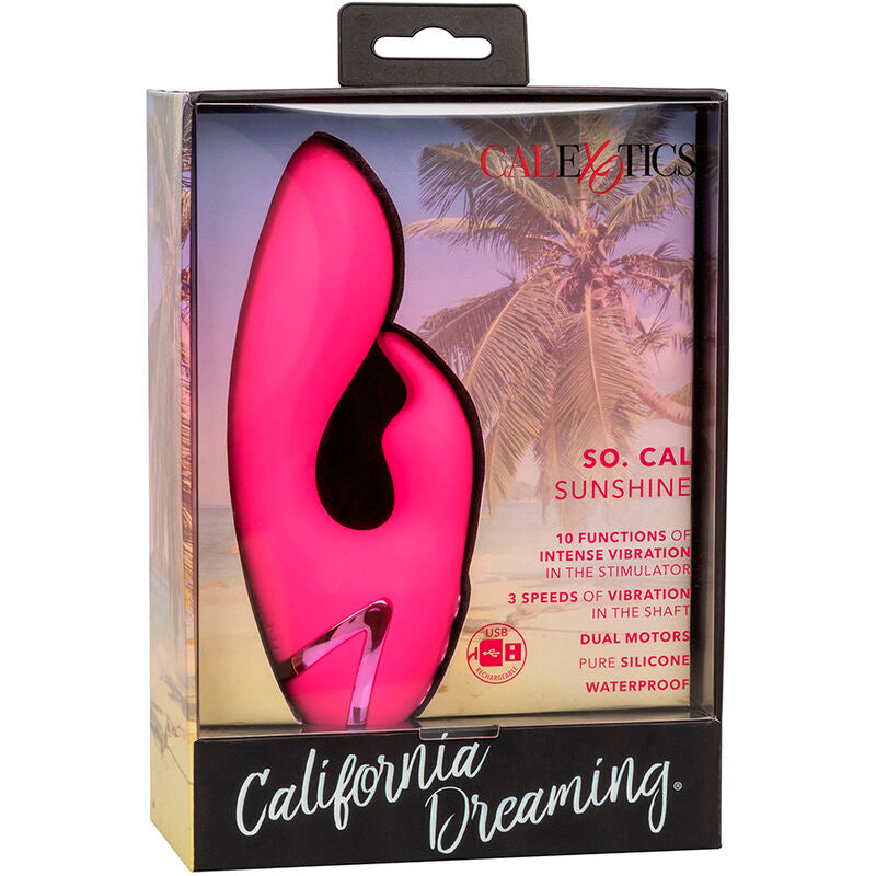 CALEXOTICS - SO. CAL SUNSHINE VIBRATOR RABBIT FUCHSIA BY CALIFORNIA DREAMING - Amore24