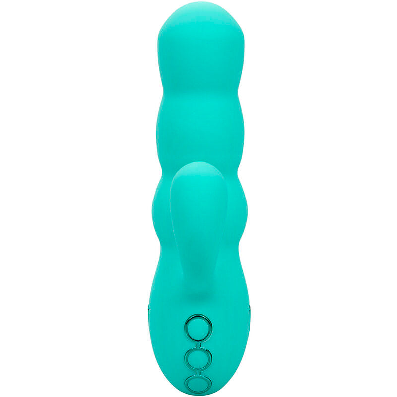 CALEXOTICS - DEL MAR DIVA VIBRATOR RABBIR AQUA GREEN BY CALIFORNIA DREAMING - Amore24