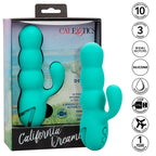 CALEXOTICS - DEL MAR DIVA VIBRATOR RABBIR AQUA GREEN BY CALIFORNIA DREAMING - Amore24