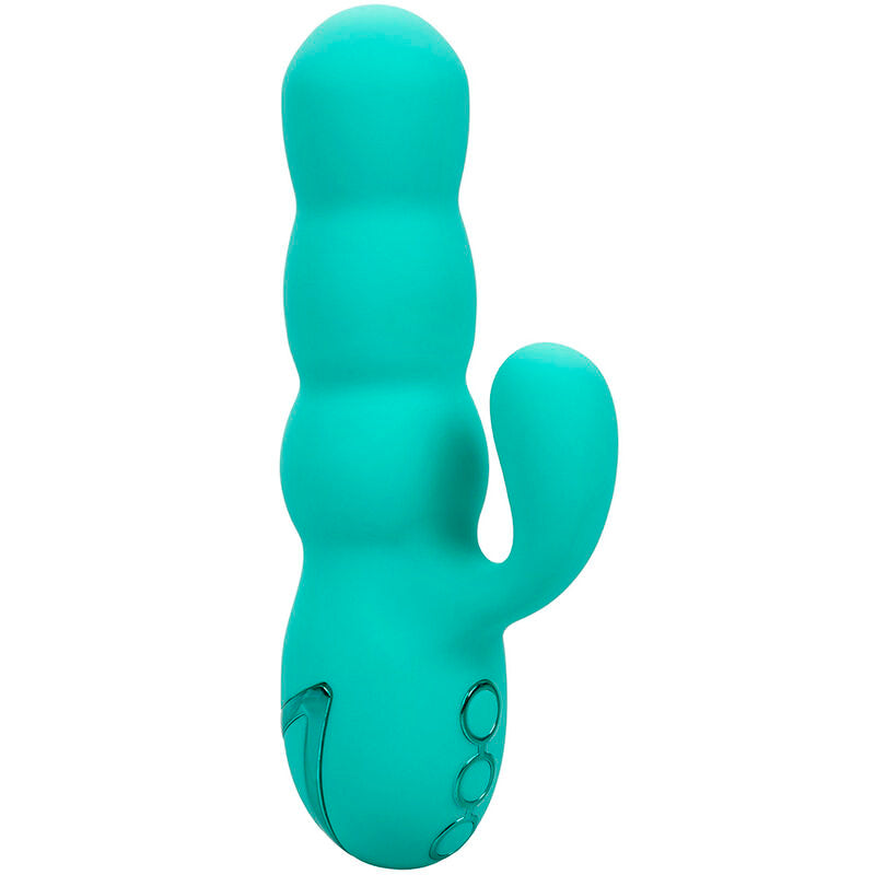 CALEXOTICS - DEL MAR DIVA VIBRATOR RABBIR AQUA GREEN BY CALIFORNIA DREAMING - Amore24