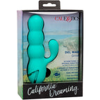 CALEXOTICS - DEL MAR DIVA VIBRATOR RABBIR AQUA GREEN BY CALIFORNIA DREAMING - Amore24