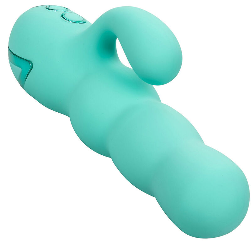 CALEXOTICS - DEL MAR DIVA VIBRATOR RABBIR AQUA GREEN BY CALIFORNIA DREAMING - Amore24