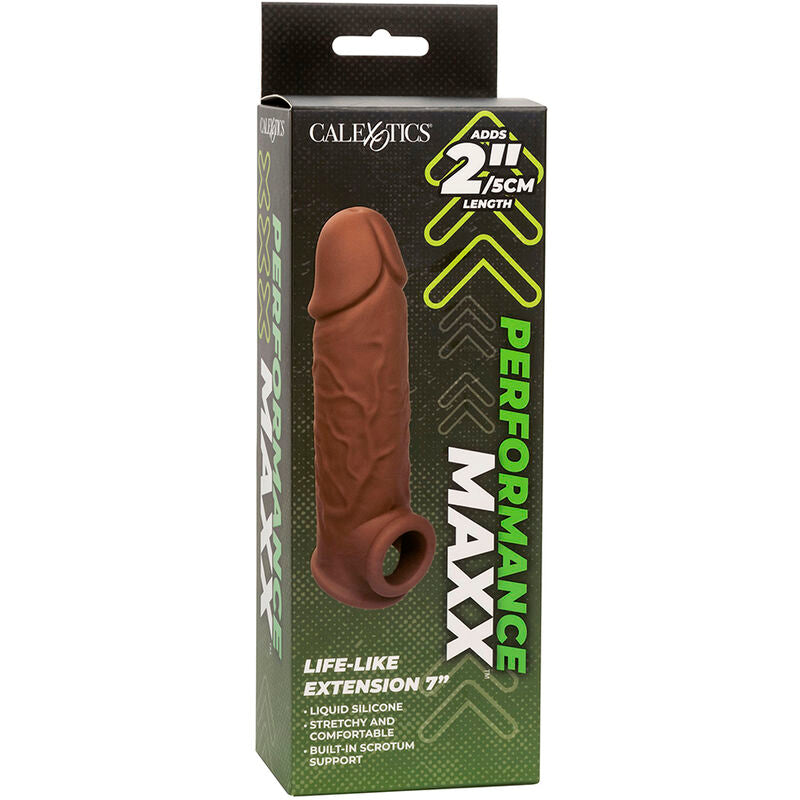 CALEXOTICS - PERFORMANCE MAXX LIFE-LIKE EXTENSION 7 BROWN SKIN - Amore24
