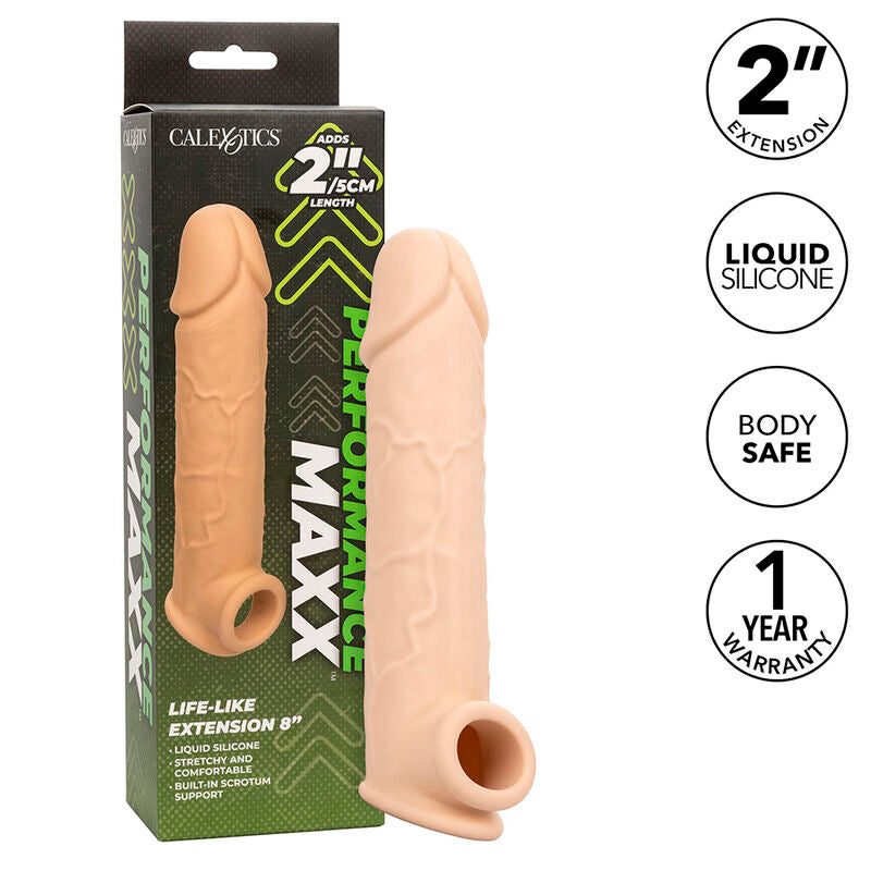 CALEXOTICS - PERFORMANCE MAXX LIFE-LIKE EXTENSION 8 LIGHT SKIN - Amore24